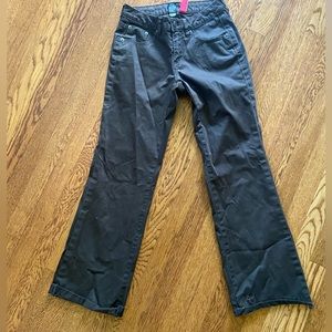 Low rise flare pants